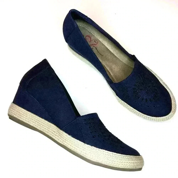 Mia Amore FRANKI Cutout Espadrille Wedge Shoe with Memory Foam Size 9 - Picture 8 of 8